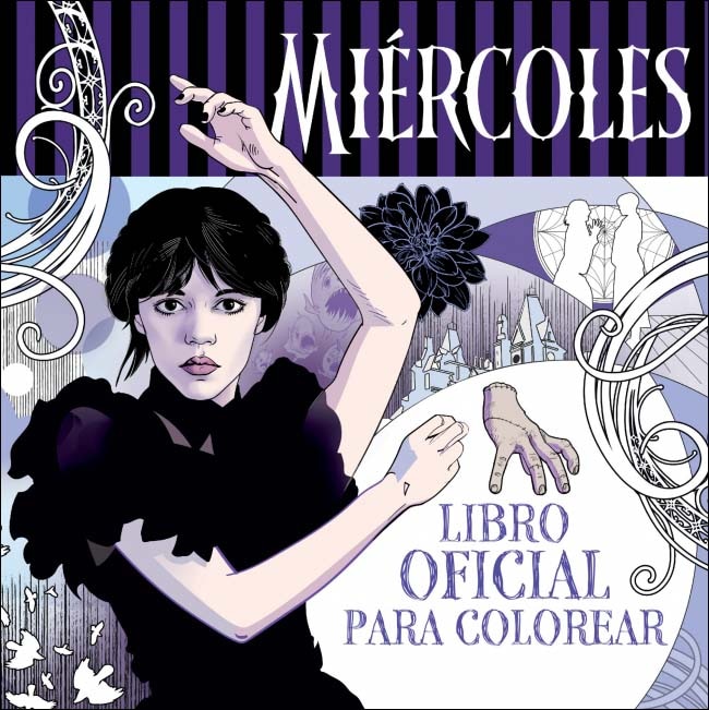 Miércoles Addams. Libro oficial para colorear (Capa mole) 1