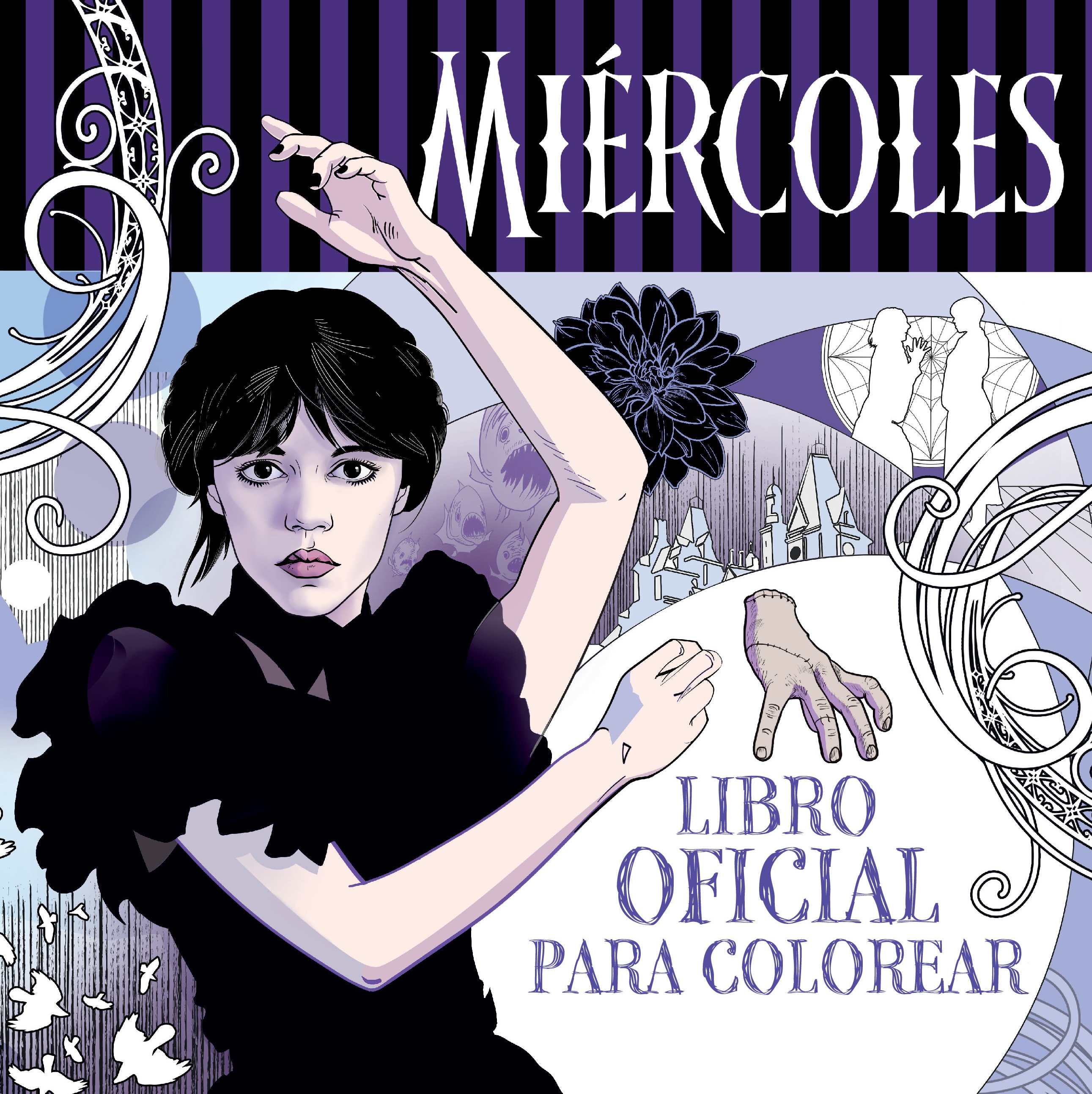 Miércoles Addams. Libro oficial para colorear (Capa mole) 2