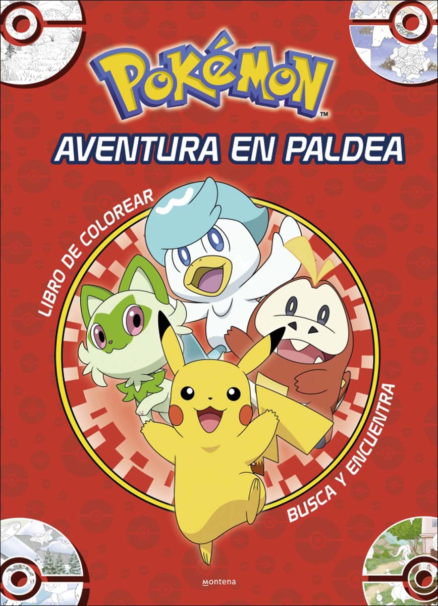Imagem 0 de Aventura en Paldea: Busca y encuentra para colorear en maxiformato (Capa dura)