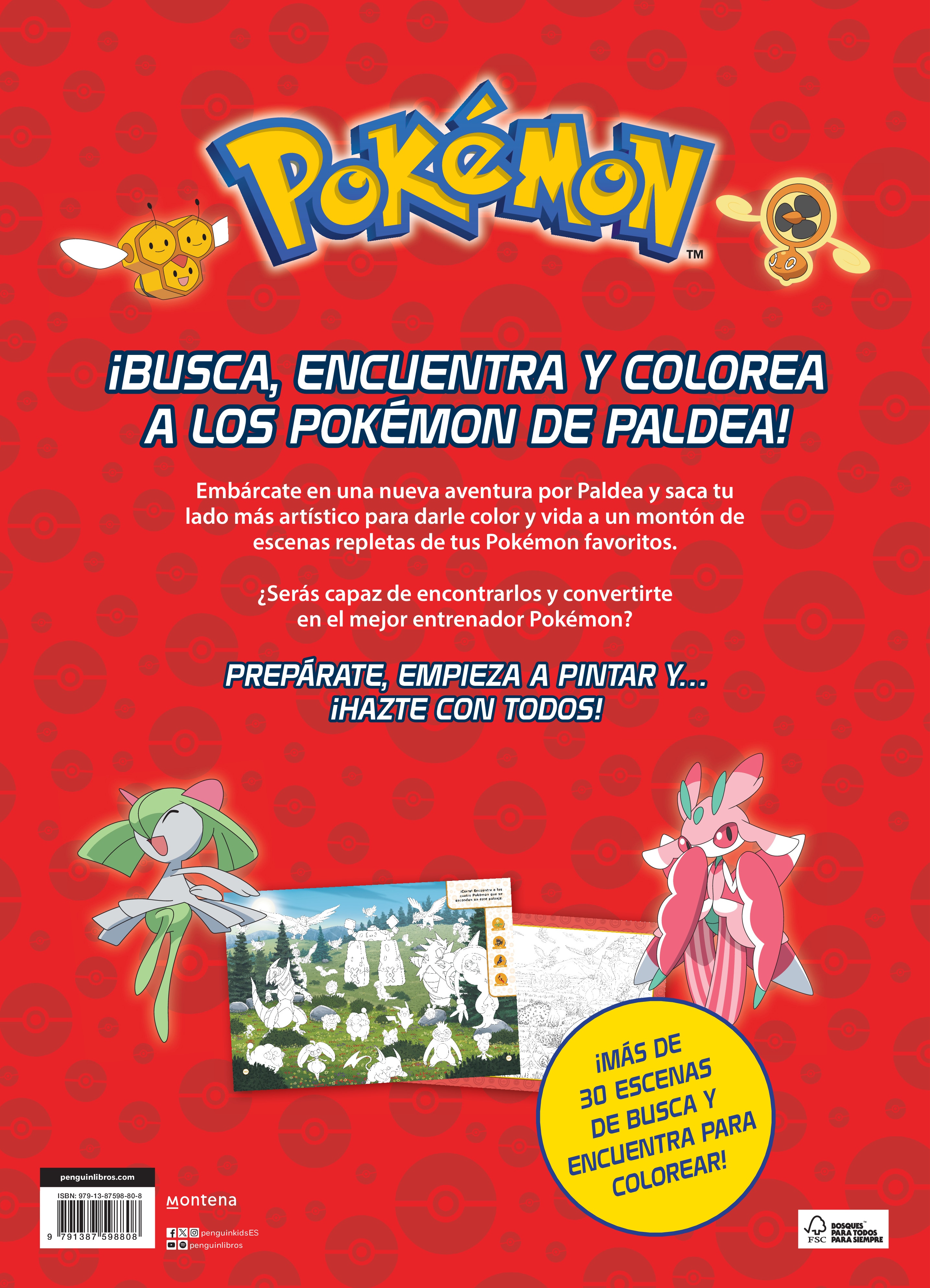 Aventura en Paldea: Busca y encuentra para colorear en maxiformato (Capa dura) 2