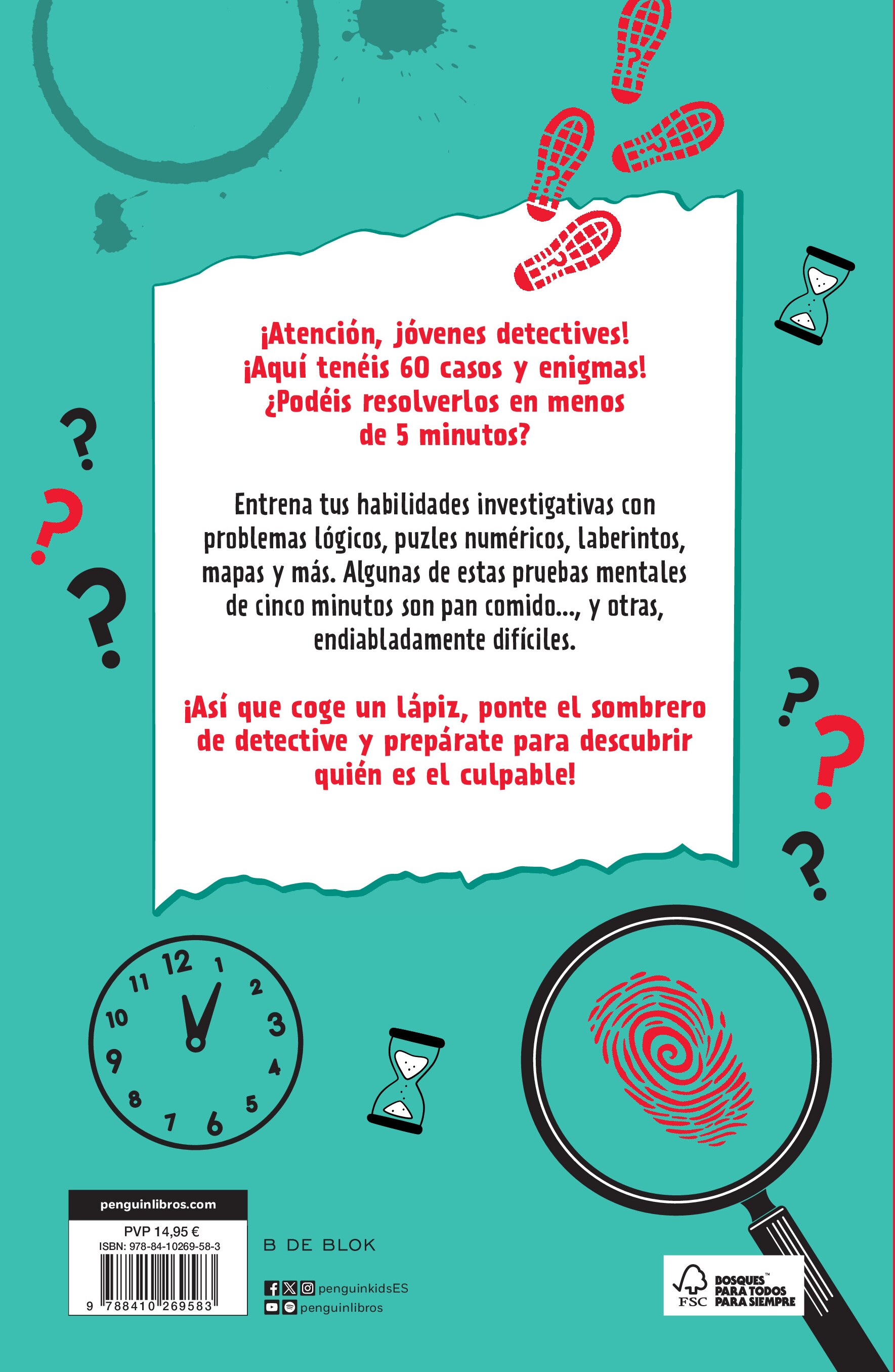 Enigmanía: 60 misterios de 5 minutos para niños y niñas (Capa mole) 2