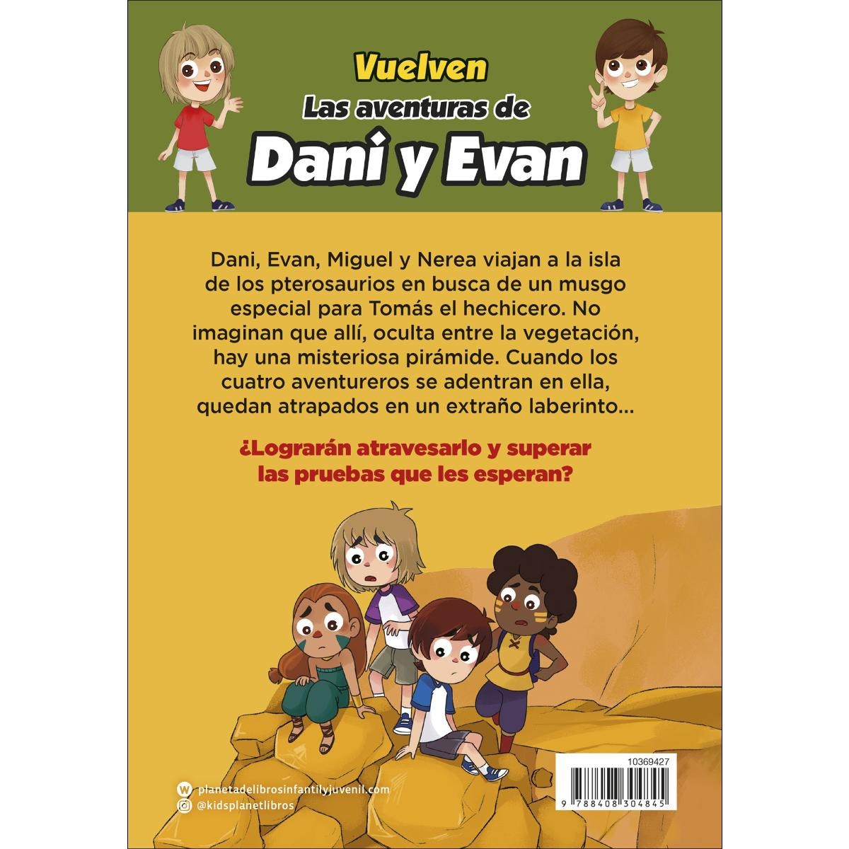 Las aventuras de Dani y Evan 12. El laberinto del dinotauro 2