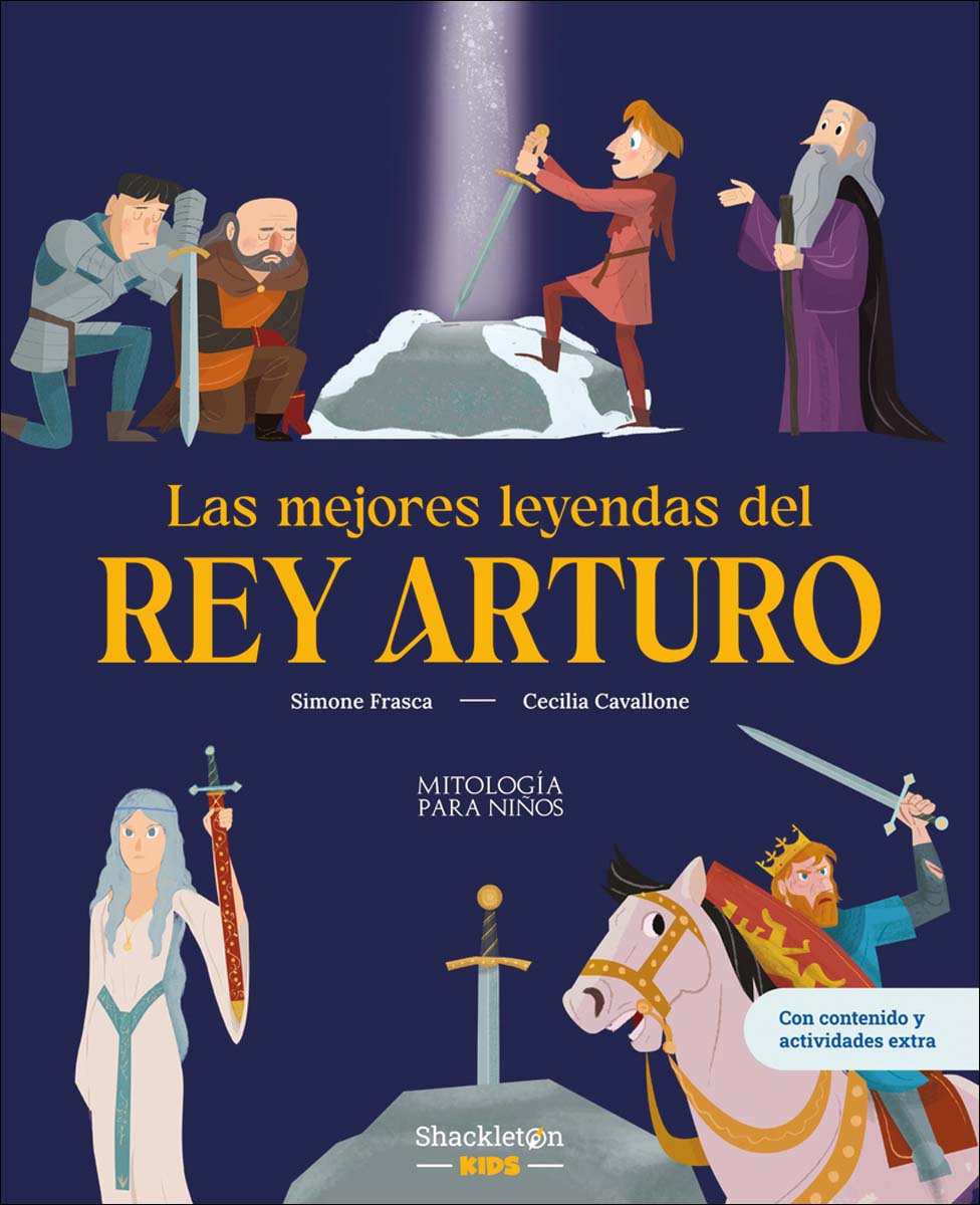 Imagem 0 de Las mejores leyendas del rey Arturo: Libro infantil con juegos y actividades extra / Las mejores historias del ciclo artúrico, convertida (Capa dura)