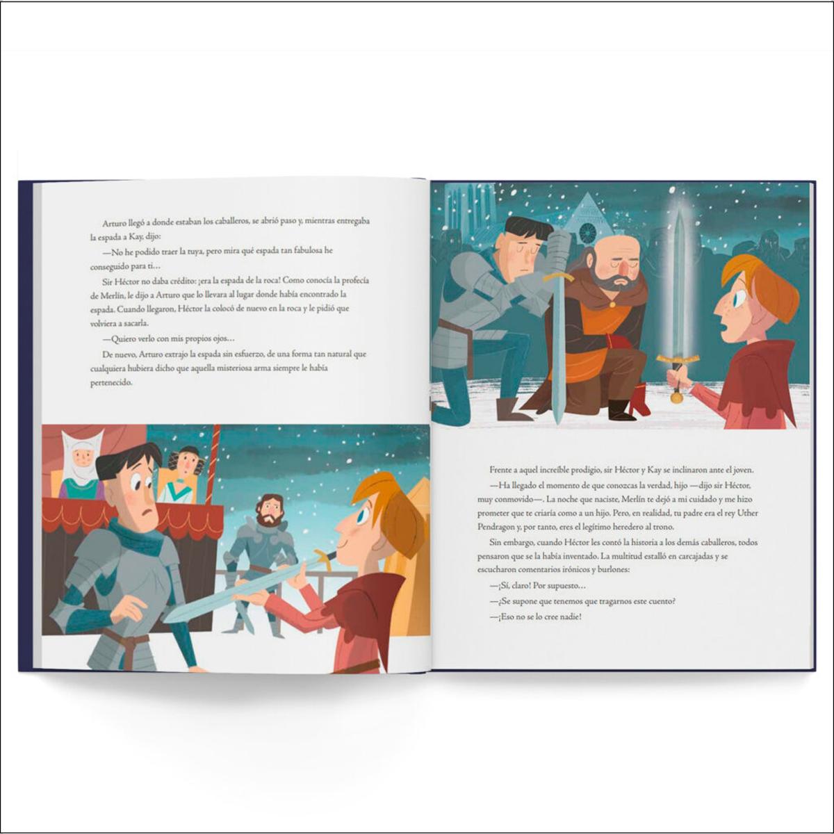 Las mejores leyendas del rey Arturo: Libro infantil con juegos y actividades extra / Las mejores historias del ciclo artúrico, convertida (Capa dura) 3