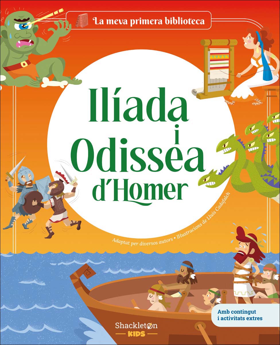 Imagem 0 de Ilíada i Odissea d'Homer: Amb jocs i activitats extres / Els grans clàssics de la història de la literatura, convertides en preciosos con (Capa dura)