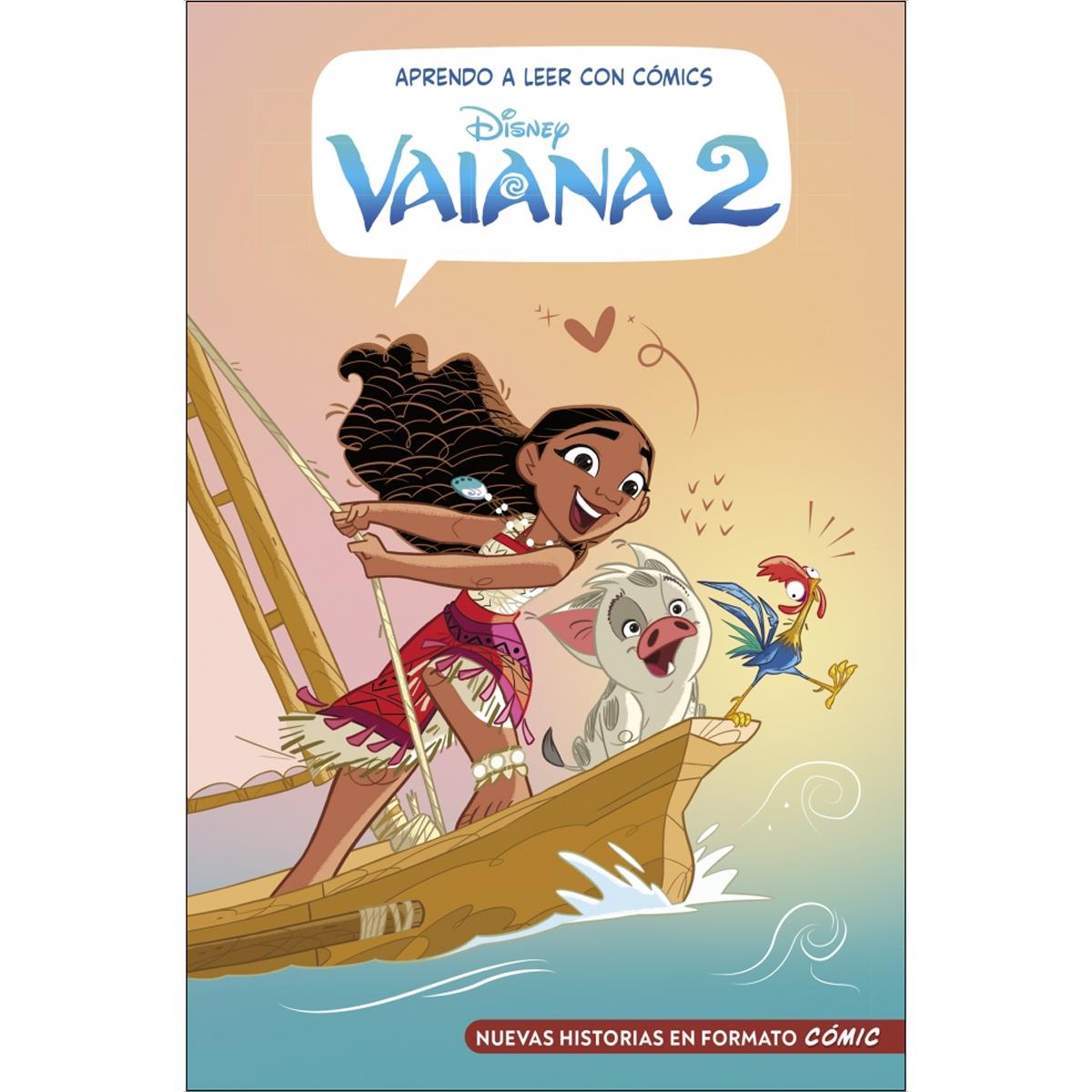 Aprendo a leer con cómics Disney - Vaiana 2: Cómic con letra MAYÚSCULA, ideal para primeros lectores. (Capa dura) 1