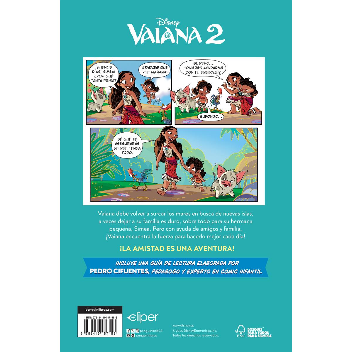 Aprendo a leer con cómics Disney - Vaiana 2: Cómic con letra MAYÚSCULA, ideal para primeros lectores. (Capa dura) 3