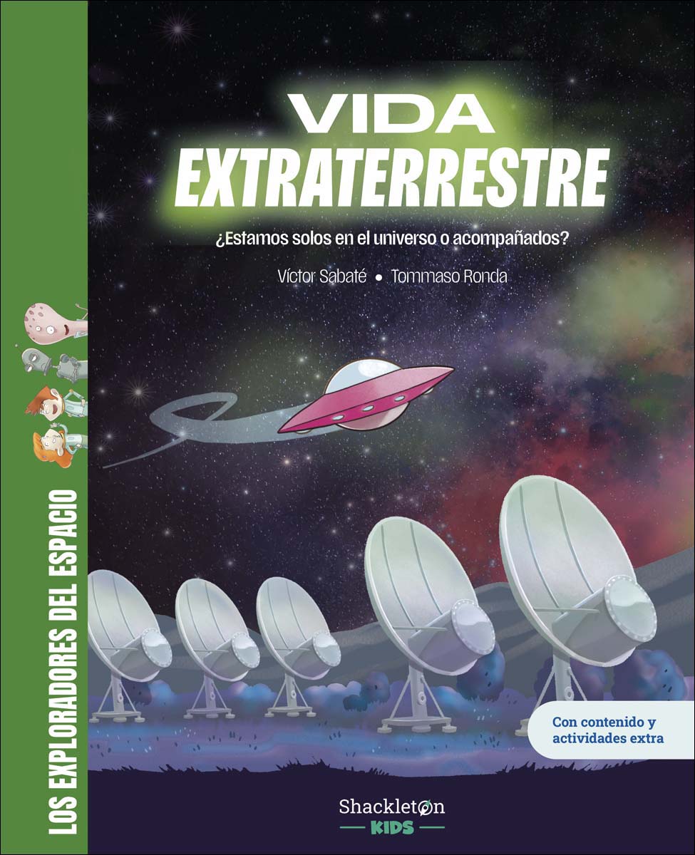 Imagem 0 de Vida extraterrestre: ¿Estamos solos en el universo o acompañados? | Libro infantil con juegos y actividades extra | Descubre si hay vida  (Capa dura)