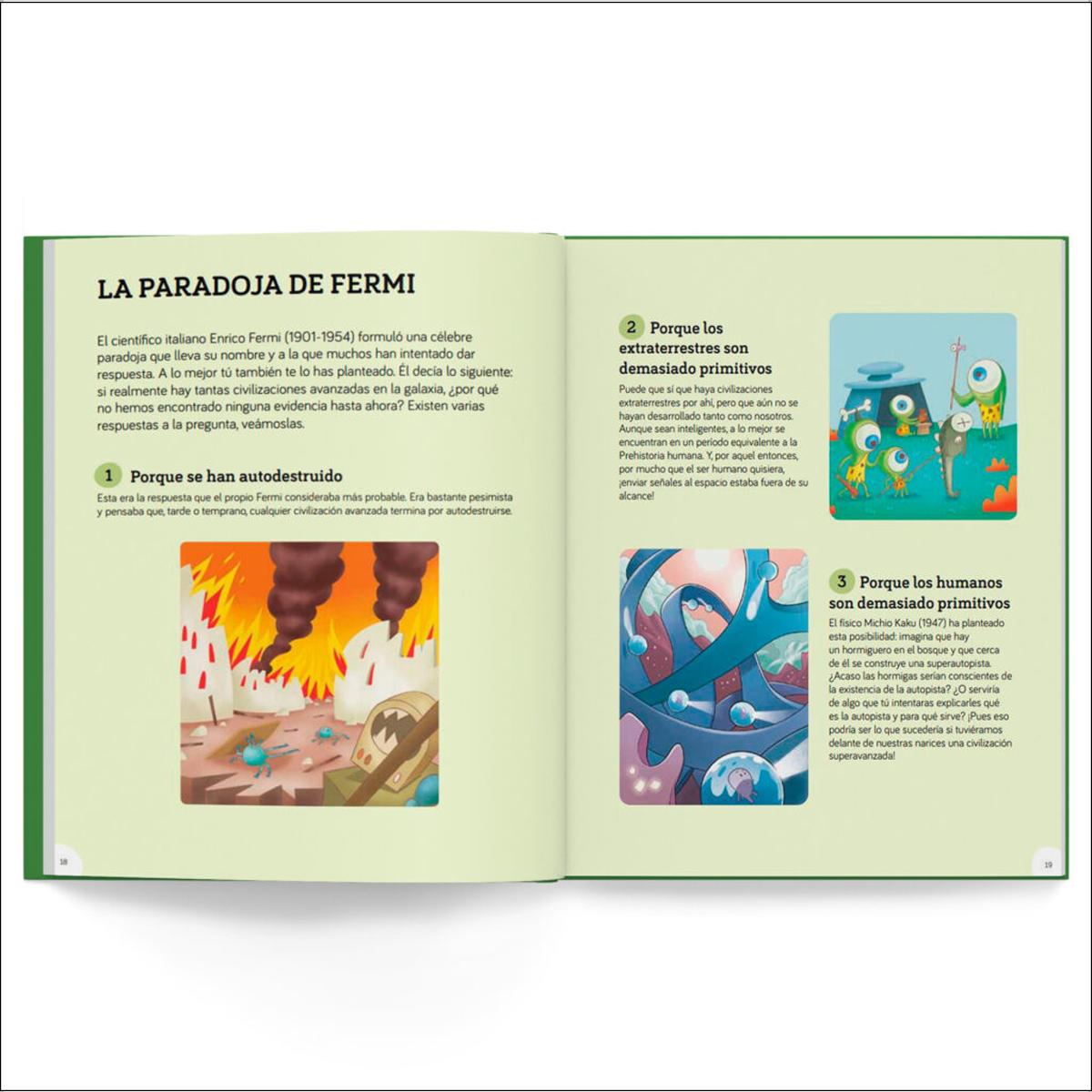 Vida extraterrestre: ¿Estamos solos en el universo o acompañados? | Libro infantil con juegos y actividades extra | Descubre si hay vida  (Capa dura) 3