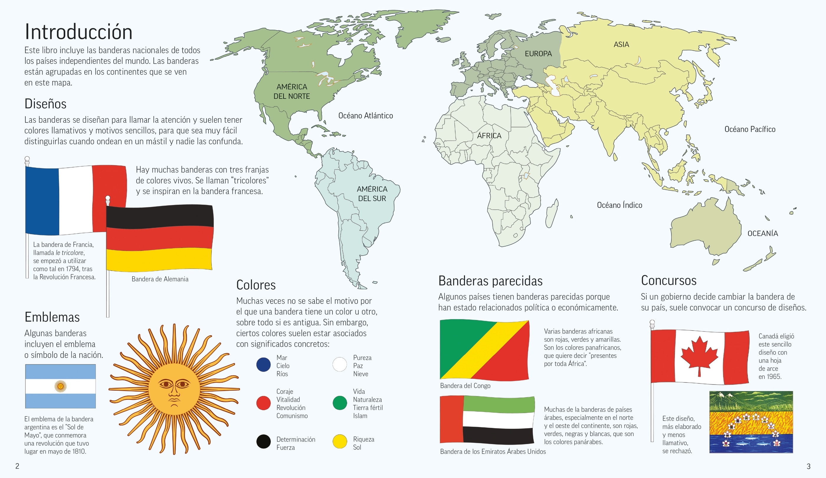 Banderas del mundo para colorear (Capa mole) 2