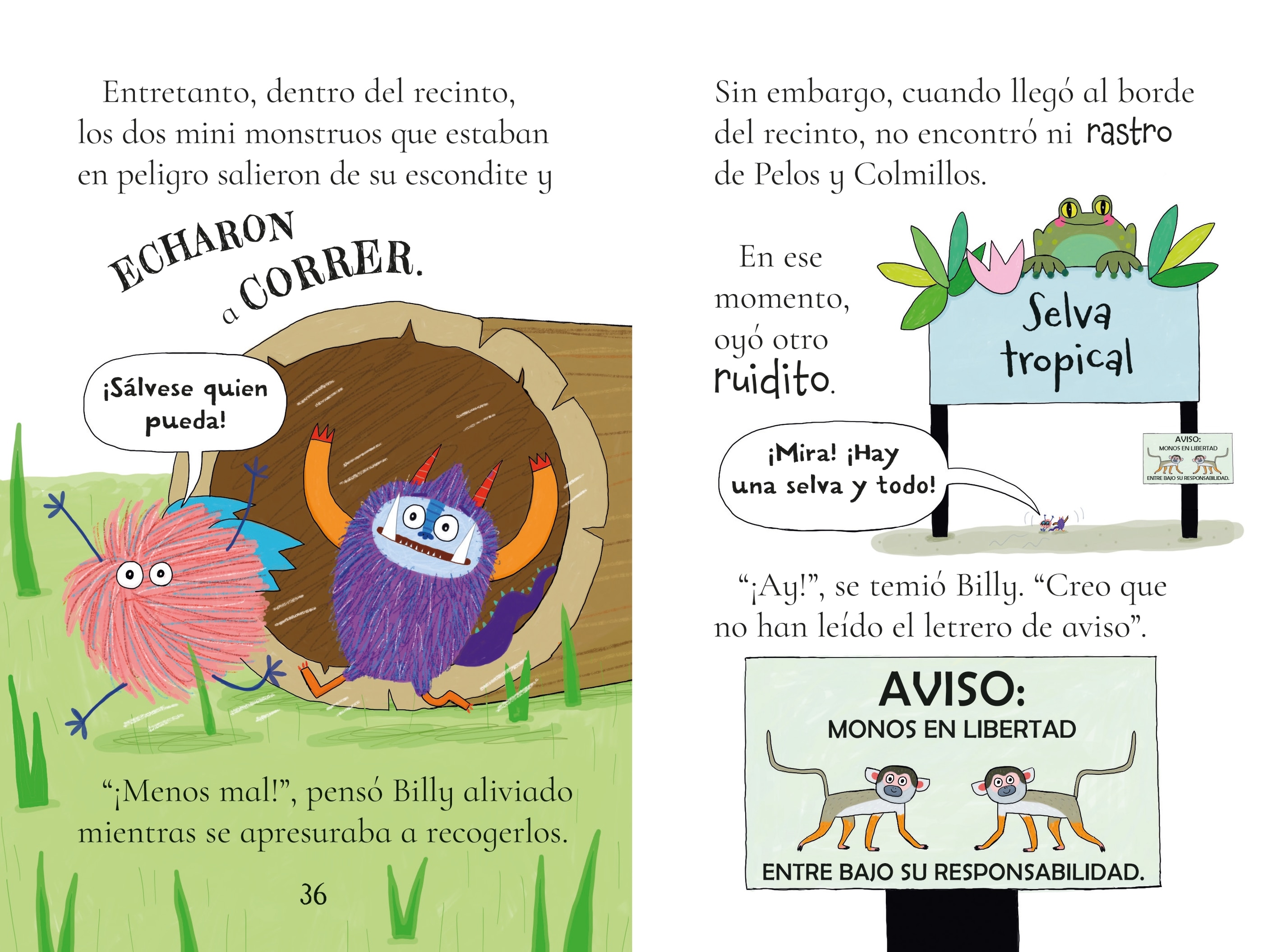 Los monstruos van al zoo - LIBRO 15 (Capa mole) 3
