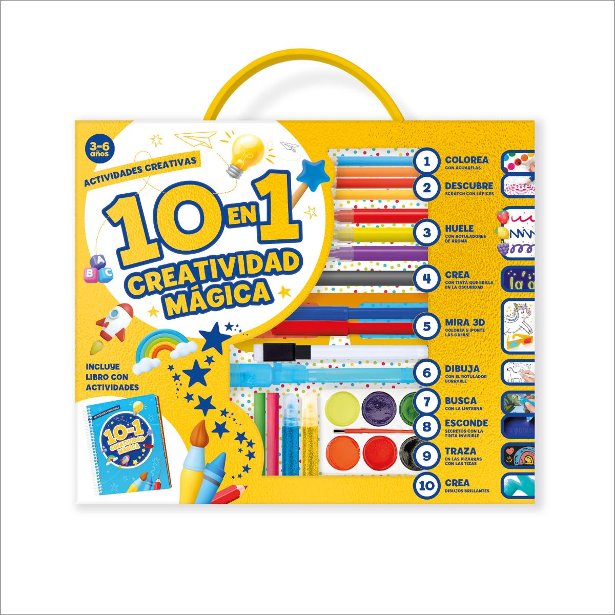 Imagem 0 de PACK 10 EN 1 CREATIVIDAD MAGICA 3 A 6 AÑOS