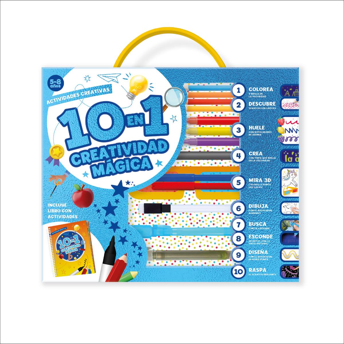PACK 10 EN 1 CREATIVIDAD MAGICA 5 A 8 AÑOS 1