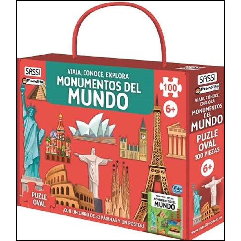 Monumentos del mundo puzle 100 1