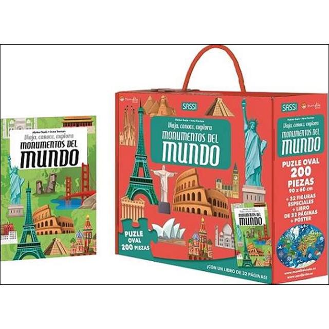 Imagem 0 de Monumentos del mundo puzle 200