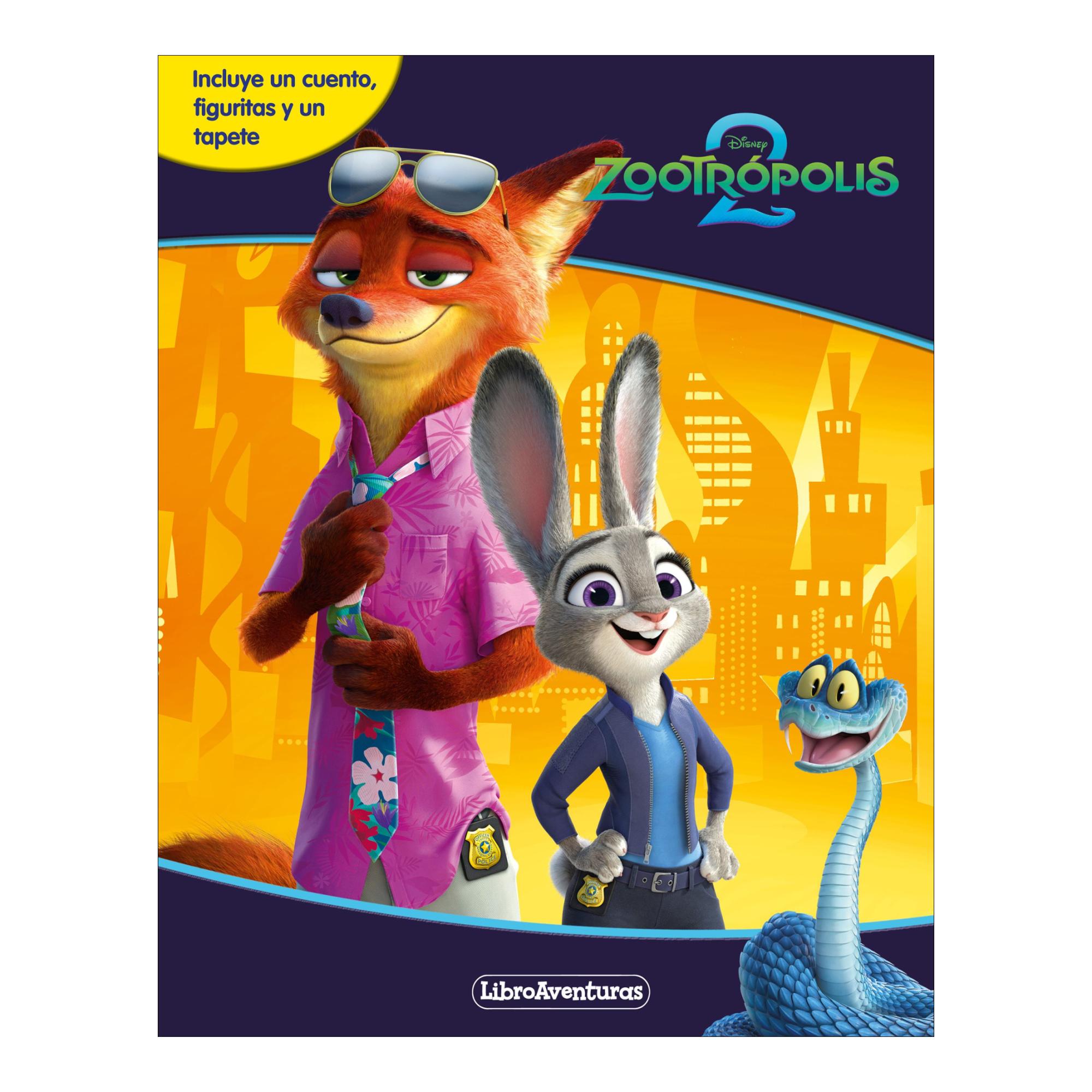 Imagen 0 de Zootrópolis 2. Libroaventuras: Incluye un cuento, figuritas y un tapete