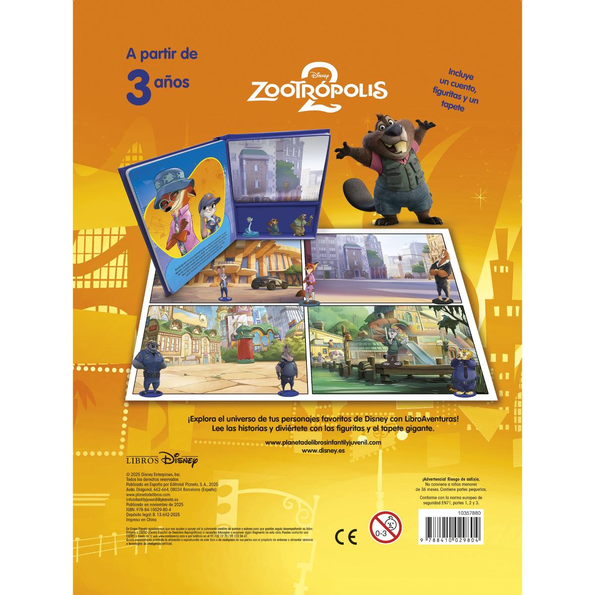 Zootrópolis 2. Libroaventuras: Incluye un cuento, figuritas y un tapete 2