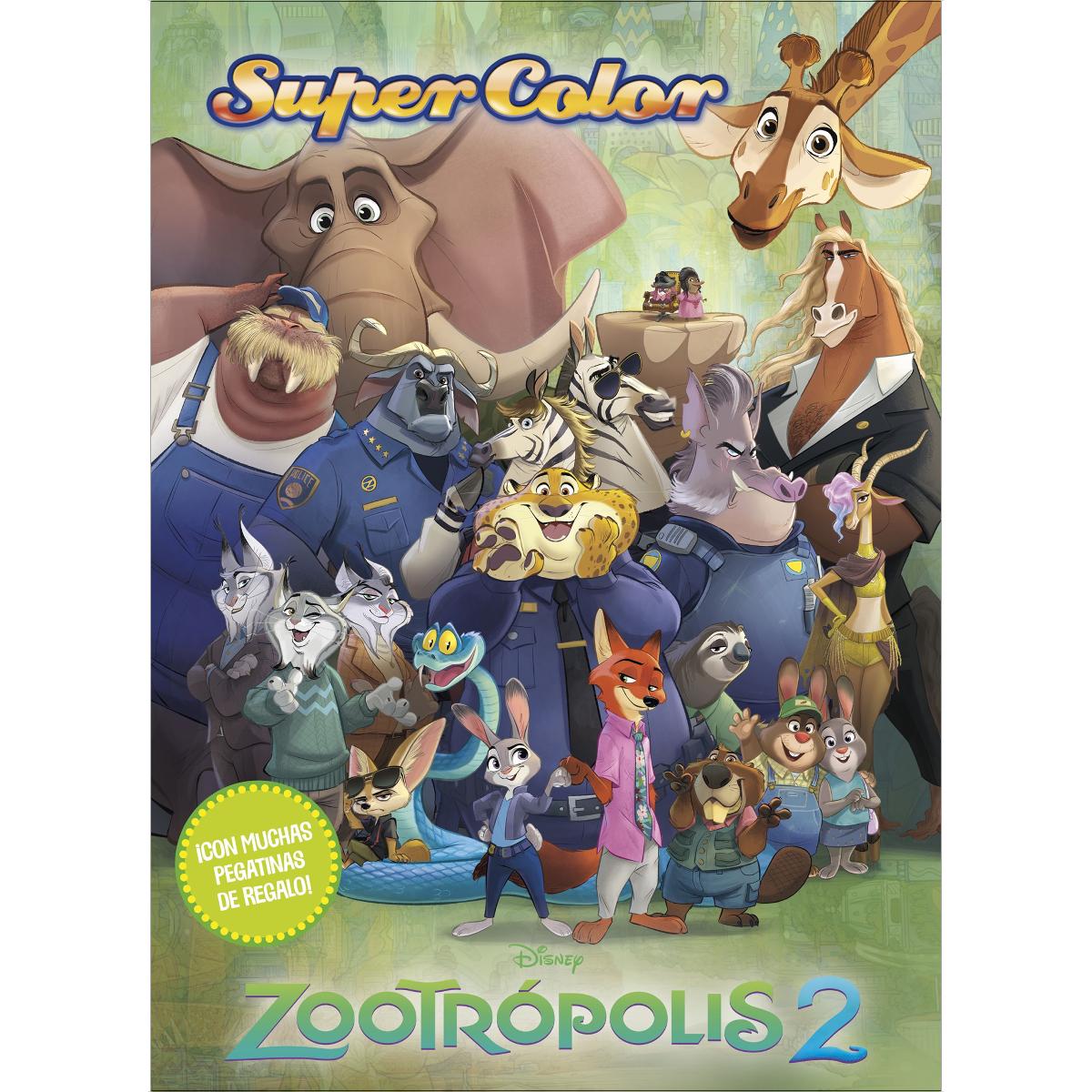 Zootrópolis 2. Supercolor: Con pegatinas 1