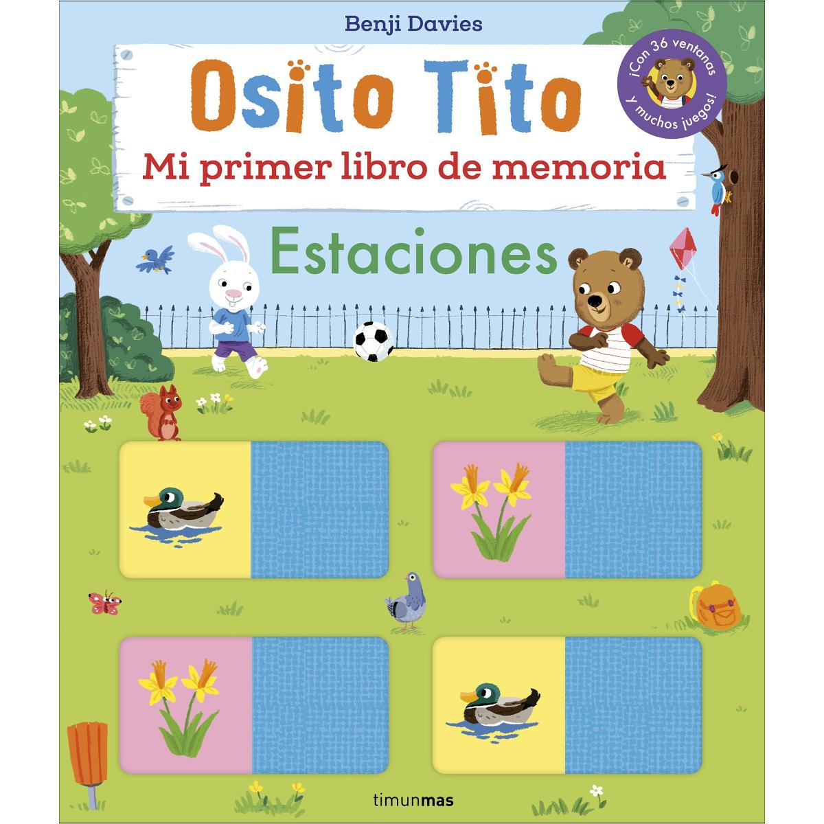 Osito Tito. Mi primer libro de memoria. Estaciones 1