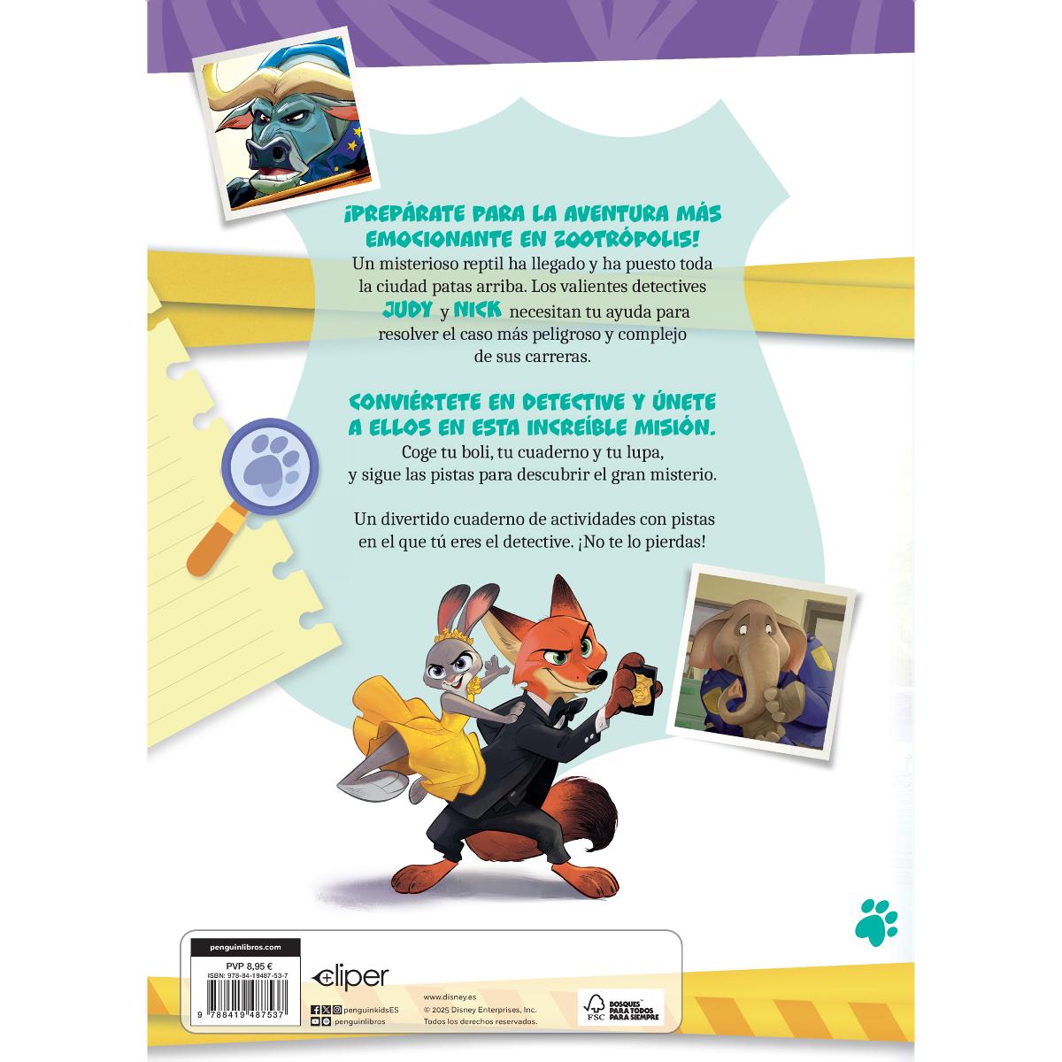 Zootrópolis 2. Cuaderno de actividades para jóvenes detectives: Reúne las pistas y resuelve el misterio (Capa mole) 2