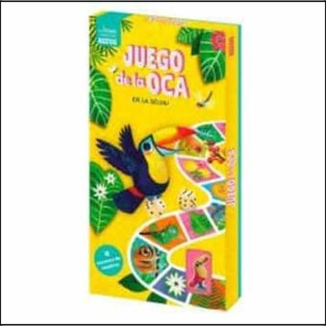 JUEGO DE LA OCA EN LA SELVA. JUEGO DE MADERA 1