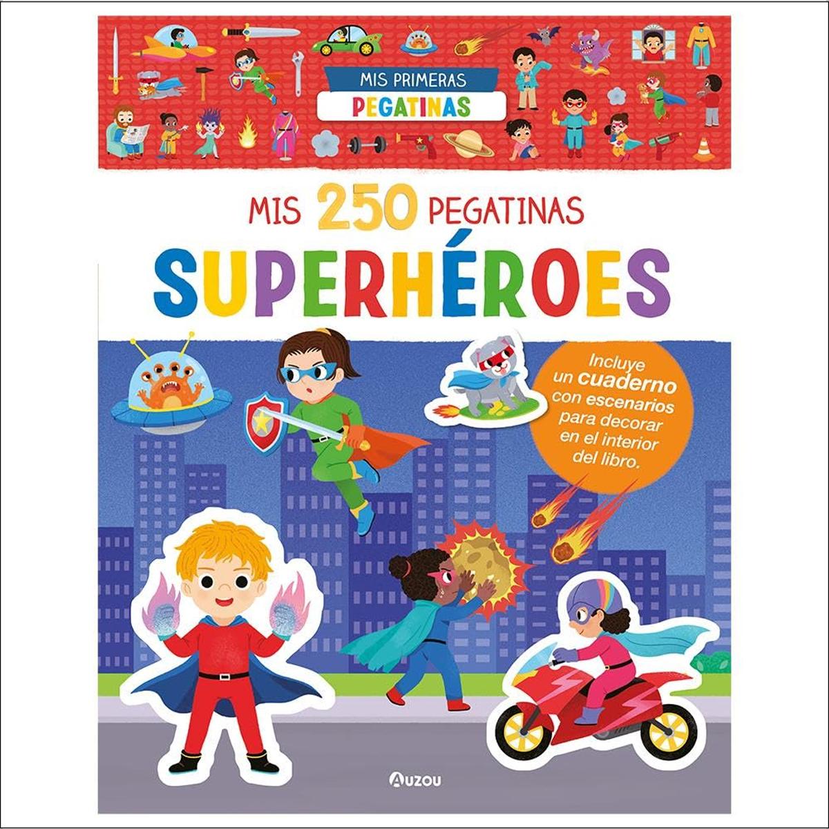 Mis 250 pegatinas de superhéroes (Capa mole) 1