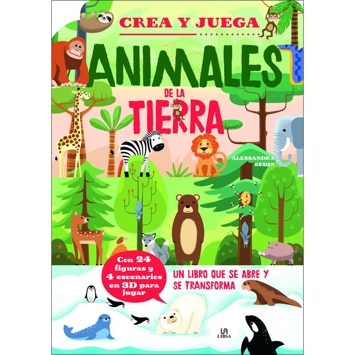 Imagem 0 de Animales de la Tierra: Con 24 figuras y 4 escenarios en 3D para jugar