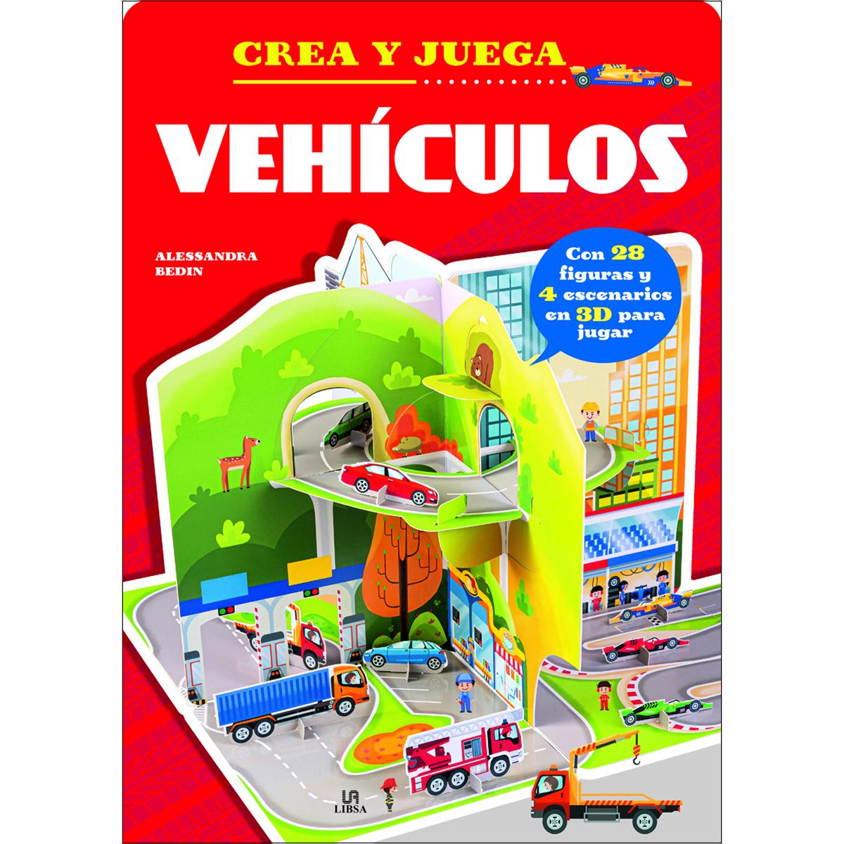 Imagem 0 de Vehículos: Con 28 figuras y 4 escenarios en 3D para jugar (Capa dura)