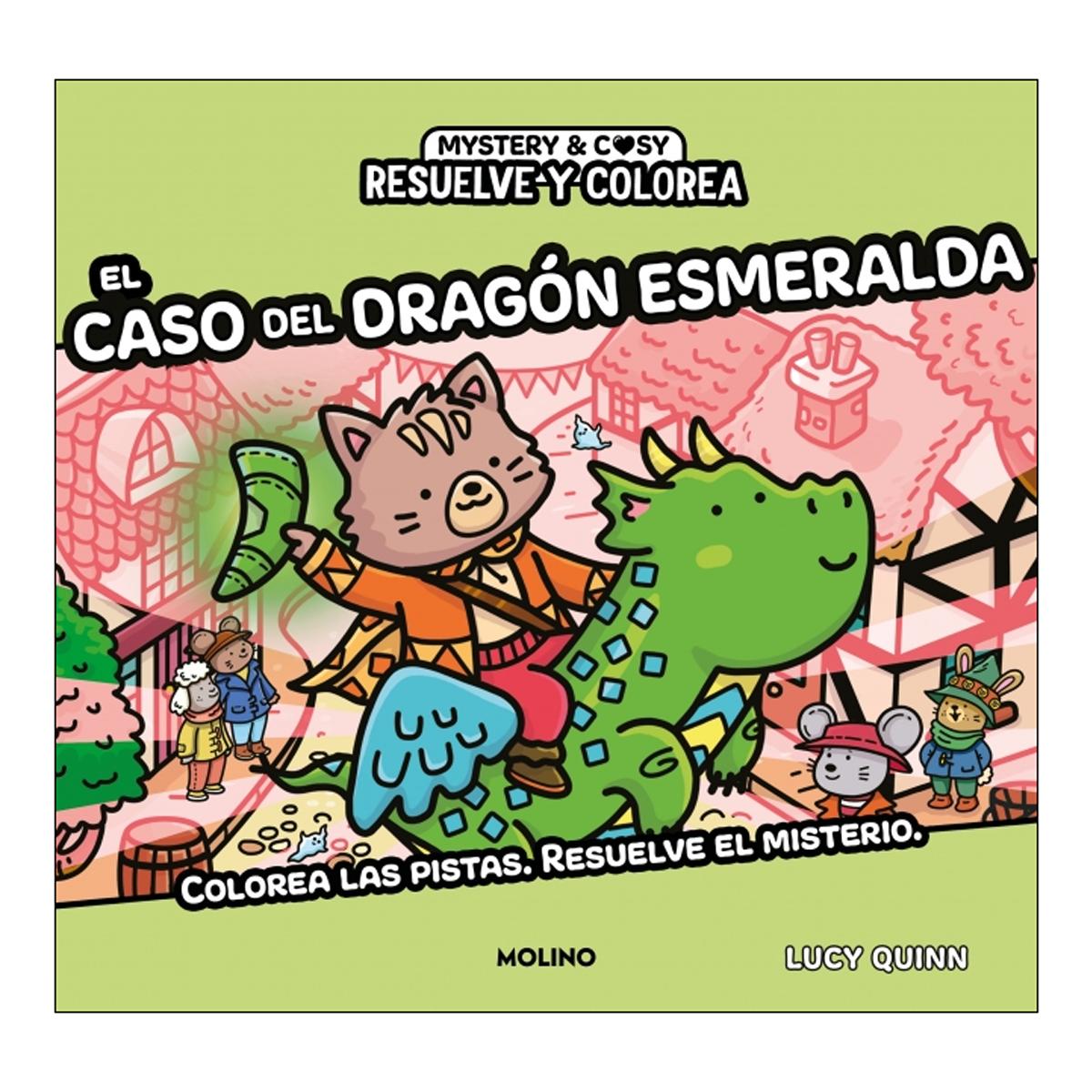 Imagem 0 de Resuelve y colorea - Resuelve y colorea. El caso del dragón esmeralda (Capa mole)