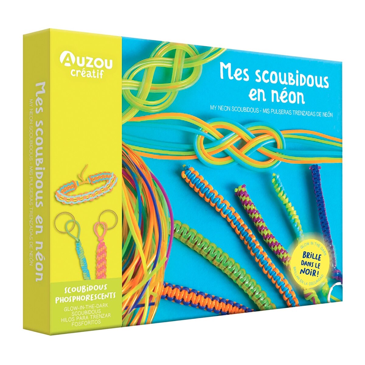 Mis pulseras trenzadas de neón 1