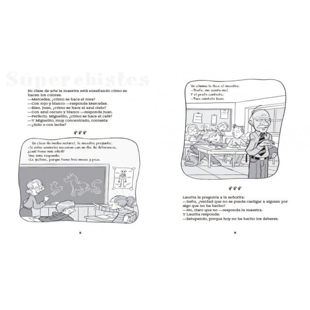 Súper Chistes 1 - Los chistes más tronchantes sobre el lugar más aburrido del mundo: ¡EL COLE!: Libro de chistes para niños y niñas (Capa mole) 5