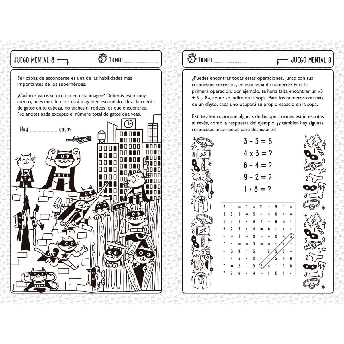 Retos y juegos de mates para niños listos: Más de 100 retos para potenciar tu mente (Capa mole) 2