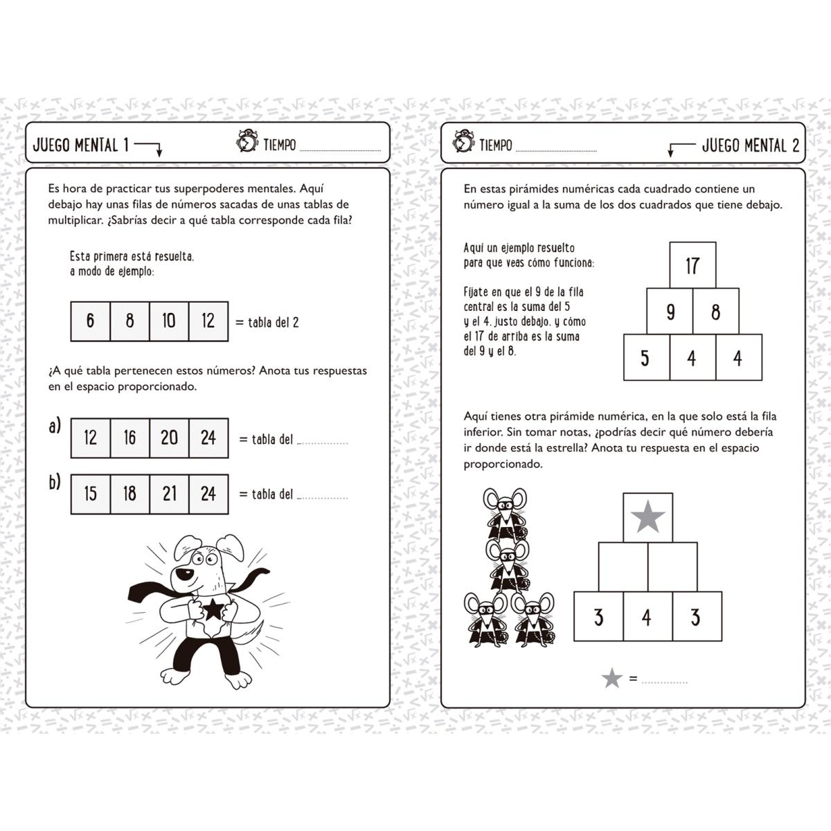 Retos y juegos de mates para niños listos: Más de 100 retos para potenciar tu mente (Capa mole) 6