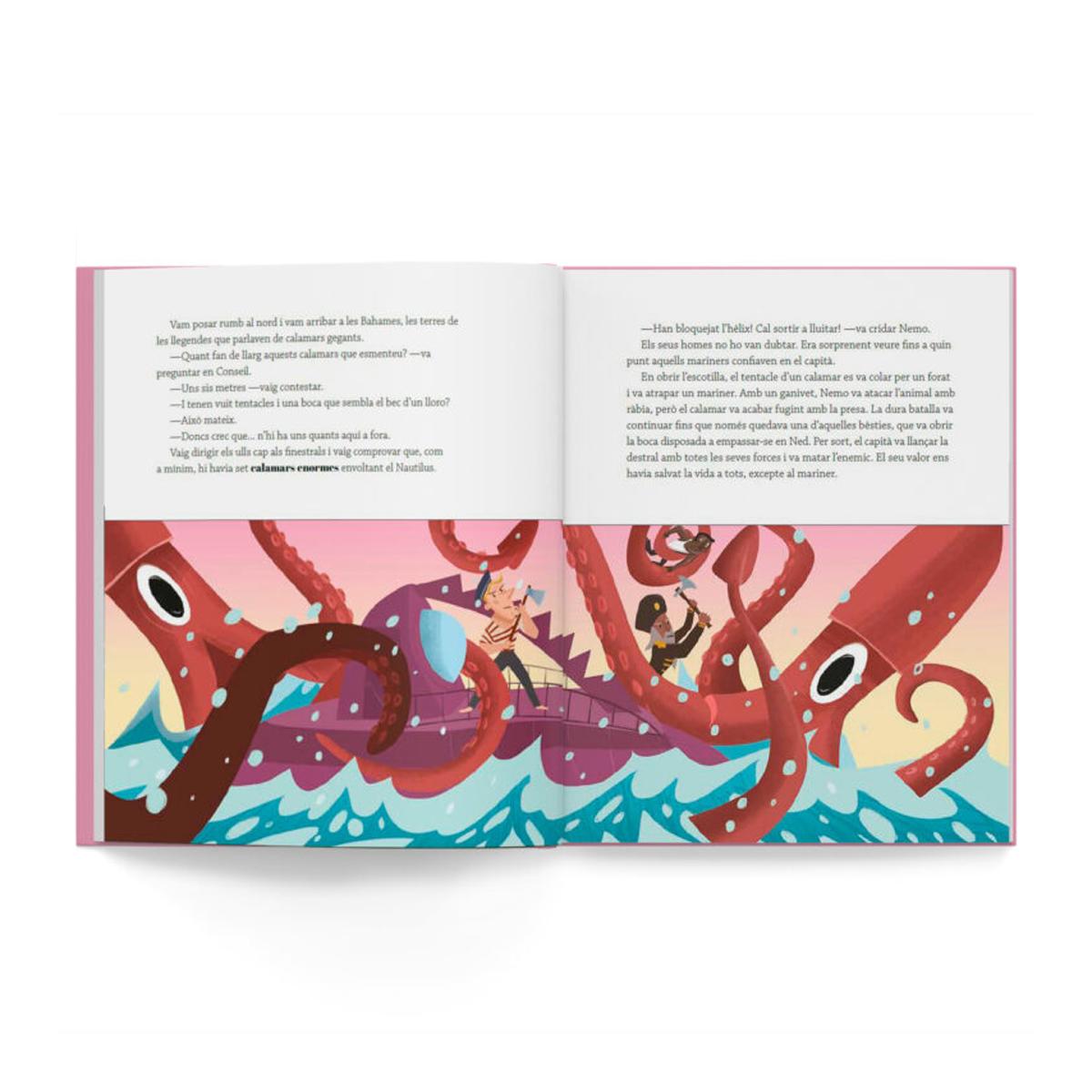 Vint mil llegües de viatge submarí: Llibre infantil amb jocs i activitats extra / Els grans clàssics de la literatura convertits en preci  (Tapa dura) 6