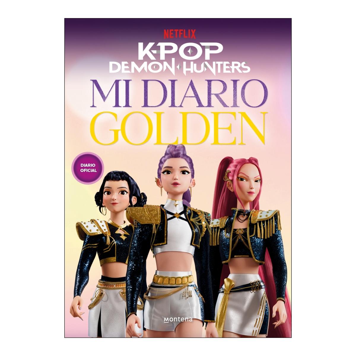 Imagem 0 de Kpop Demon Hunters: mi diario golden: Diario oficial (Capa dura)