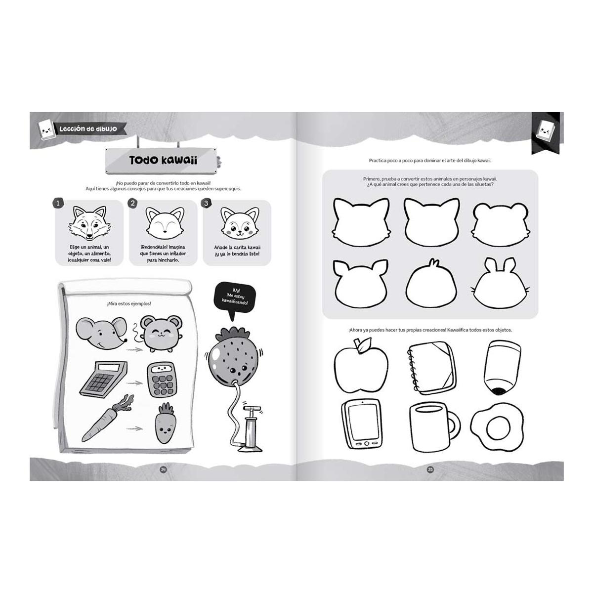 Universo kawaii: Más de 100 ideas y dibujos adorables paso a paso (Capa mole) 2