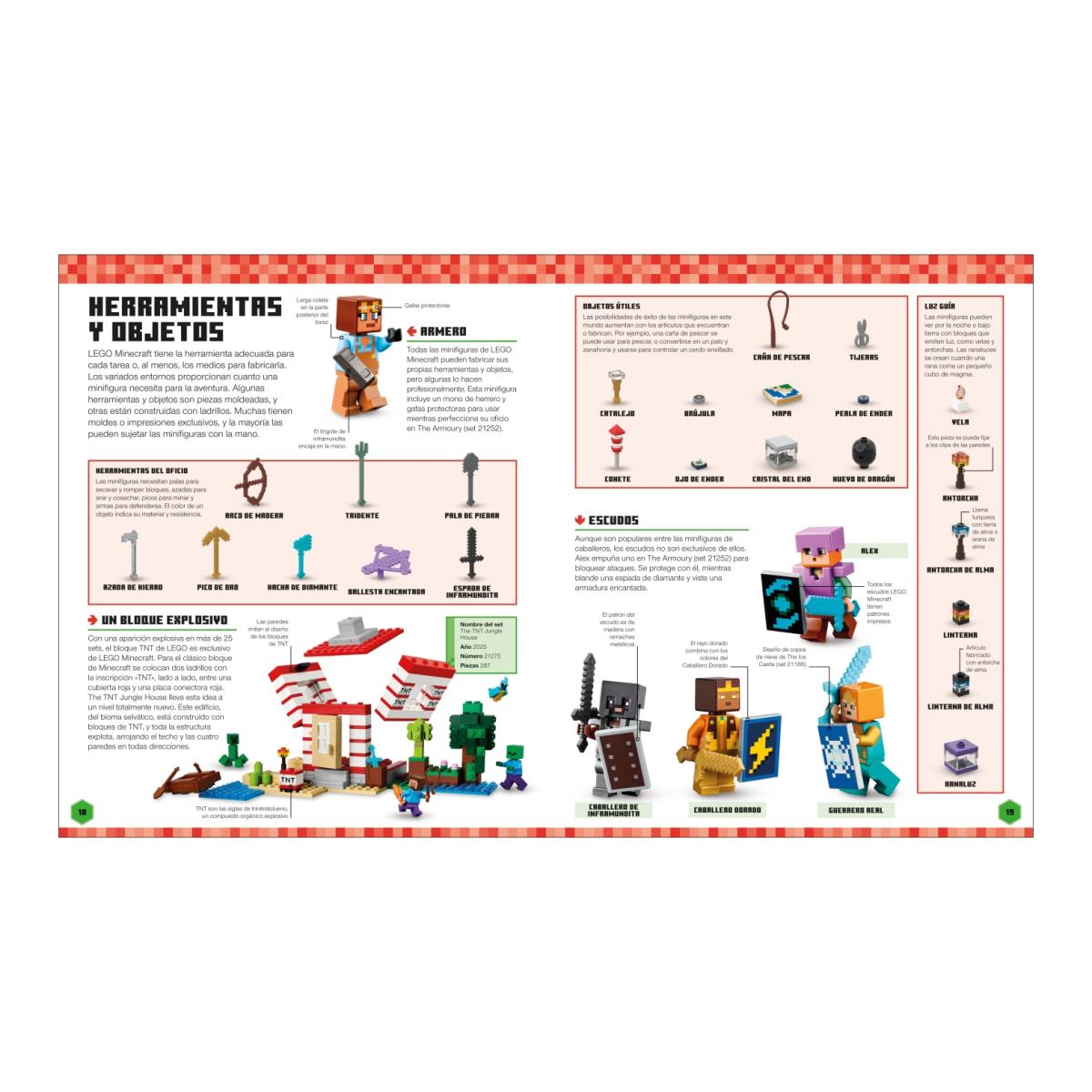 LEGO Minecraft Diccionario visual: Incluye una minifigura exclusiva (Capa dura) 6