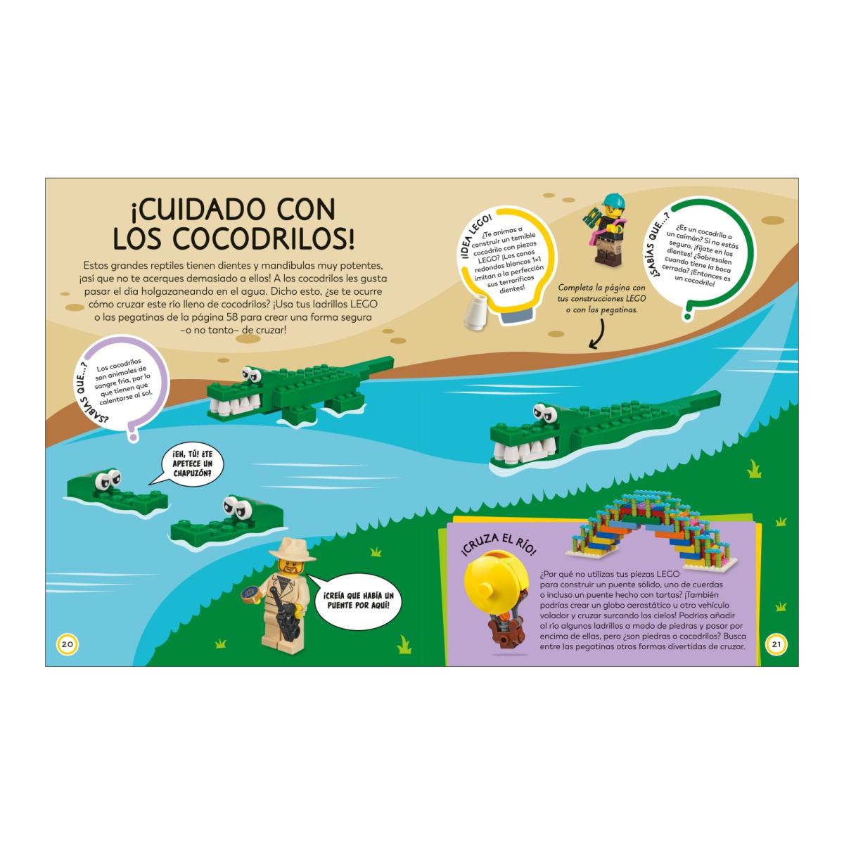 LEGO Ideas Libro de Actividades: Animales: ¡Todo lo que necesitas son piezas Lego® y este libro! Más de 500 pegatinas (Capa mole) 6