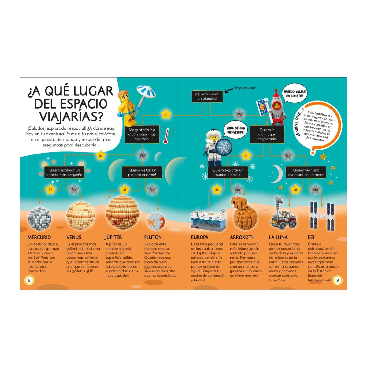 LEGO Ideas Libro de actividades: Espacio: ¡Todo lo que necesitas son piezas Lego® y este libro! Más de 500 pegatinas (Capa mole) 3