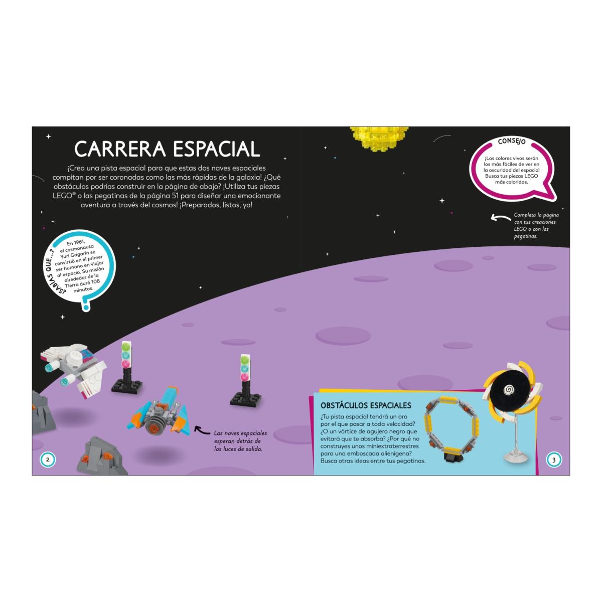 LEGO Ideas Libro de actividades: Espacio: ¡Todo lo que necesitas son piezas Lego® y este libro! Más de 500 pegatinas (Capa mole) 6