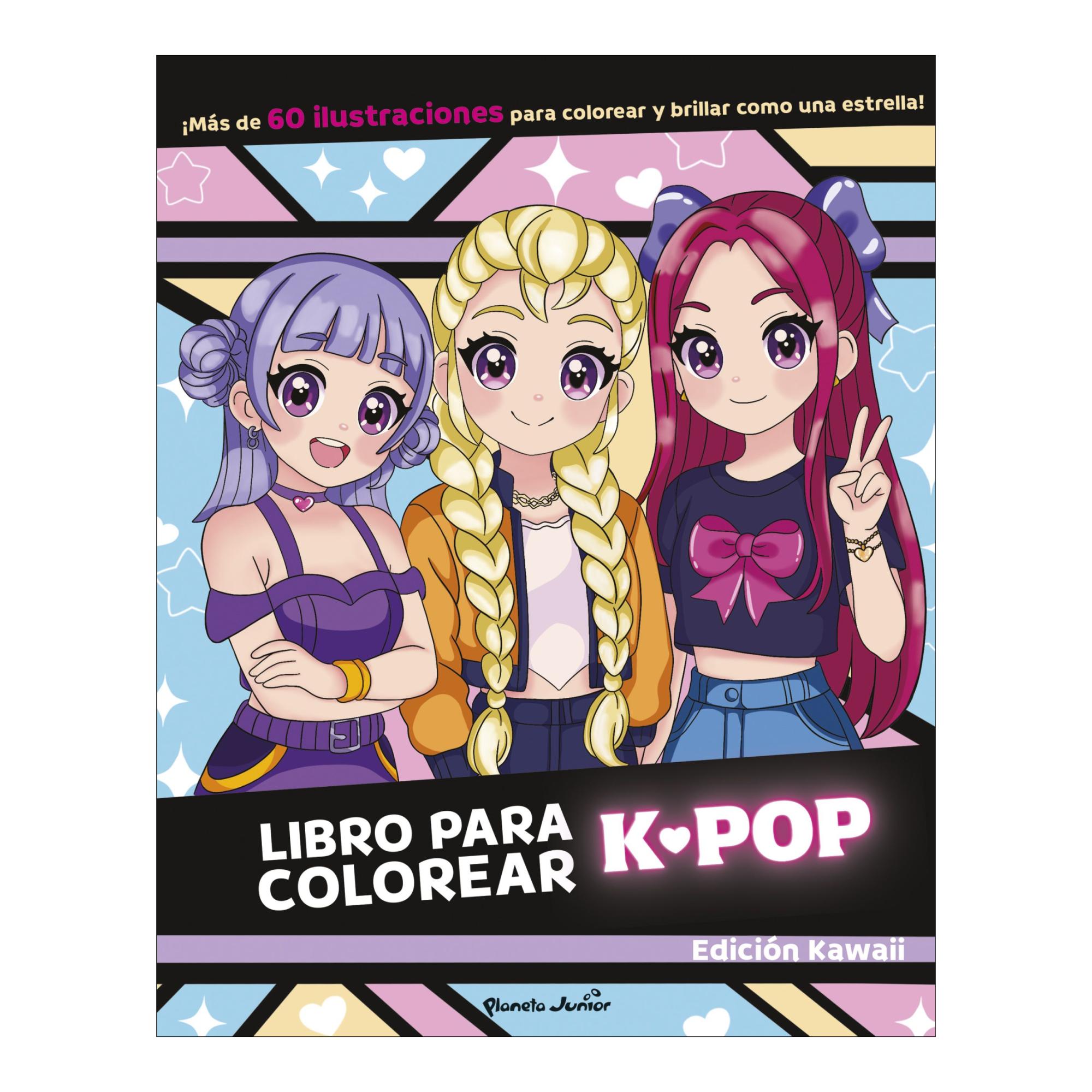 Libro para colorear K-pop (Capa mole) 1