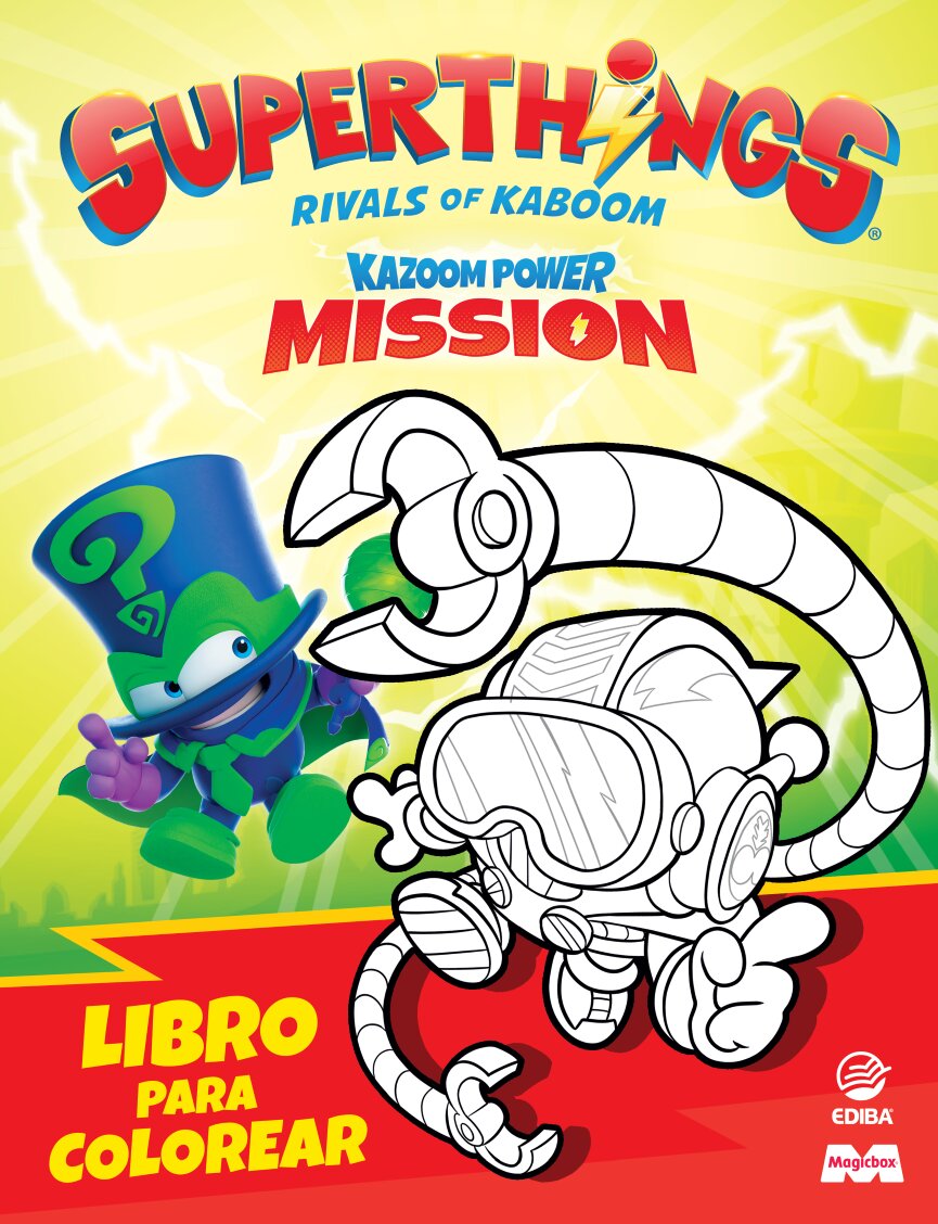 Imagem 0 de Libro para colorear superthings kp - mis