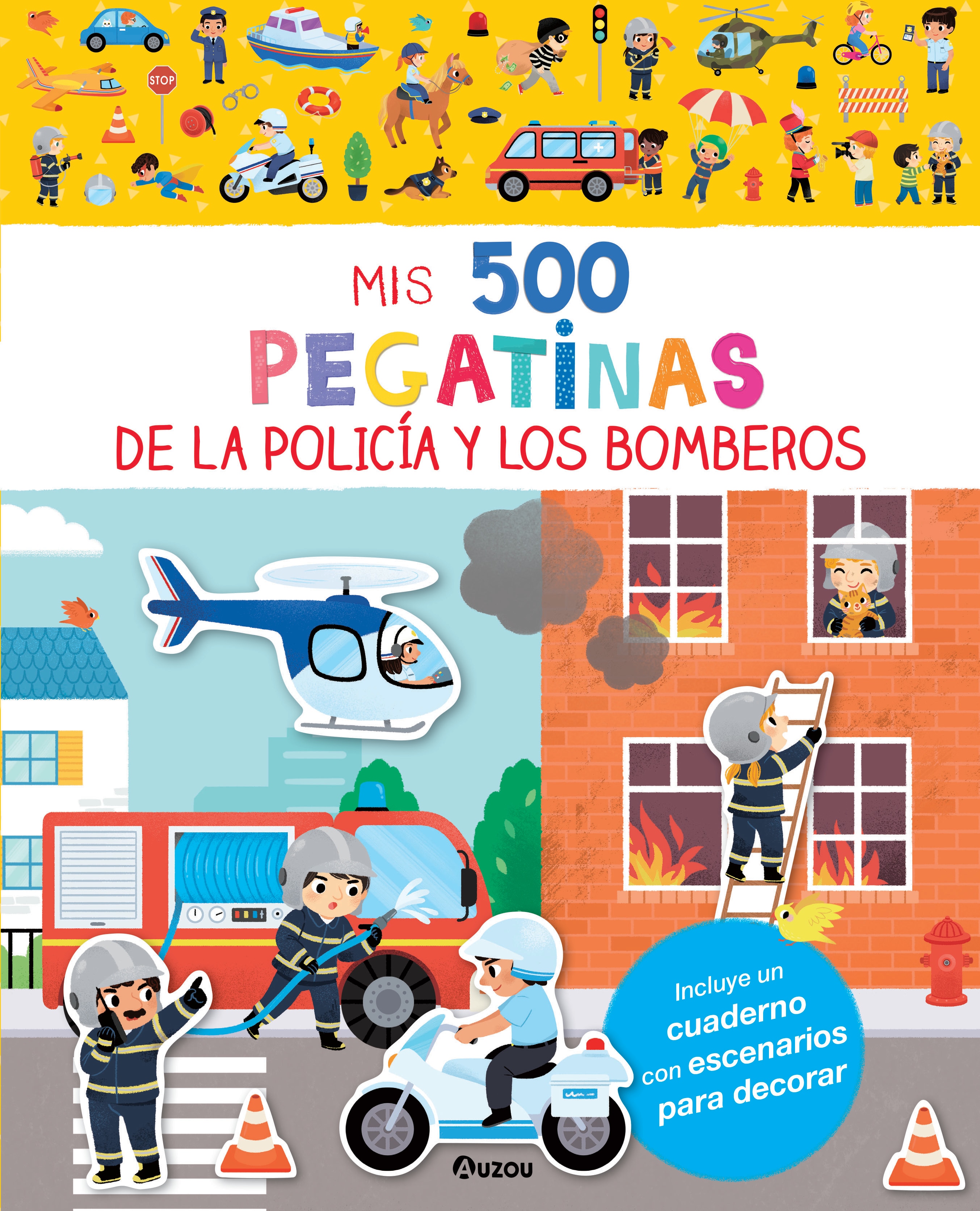 Portada de MIS 500 PEGATINAS DE LA POLICIA Y LOS BO