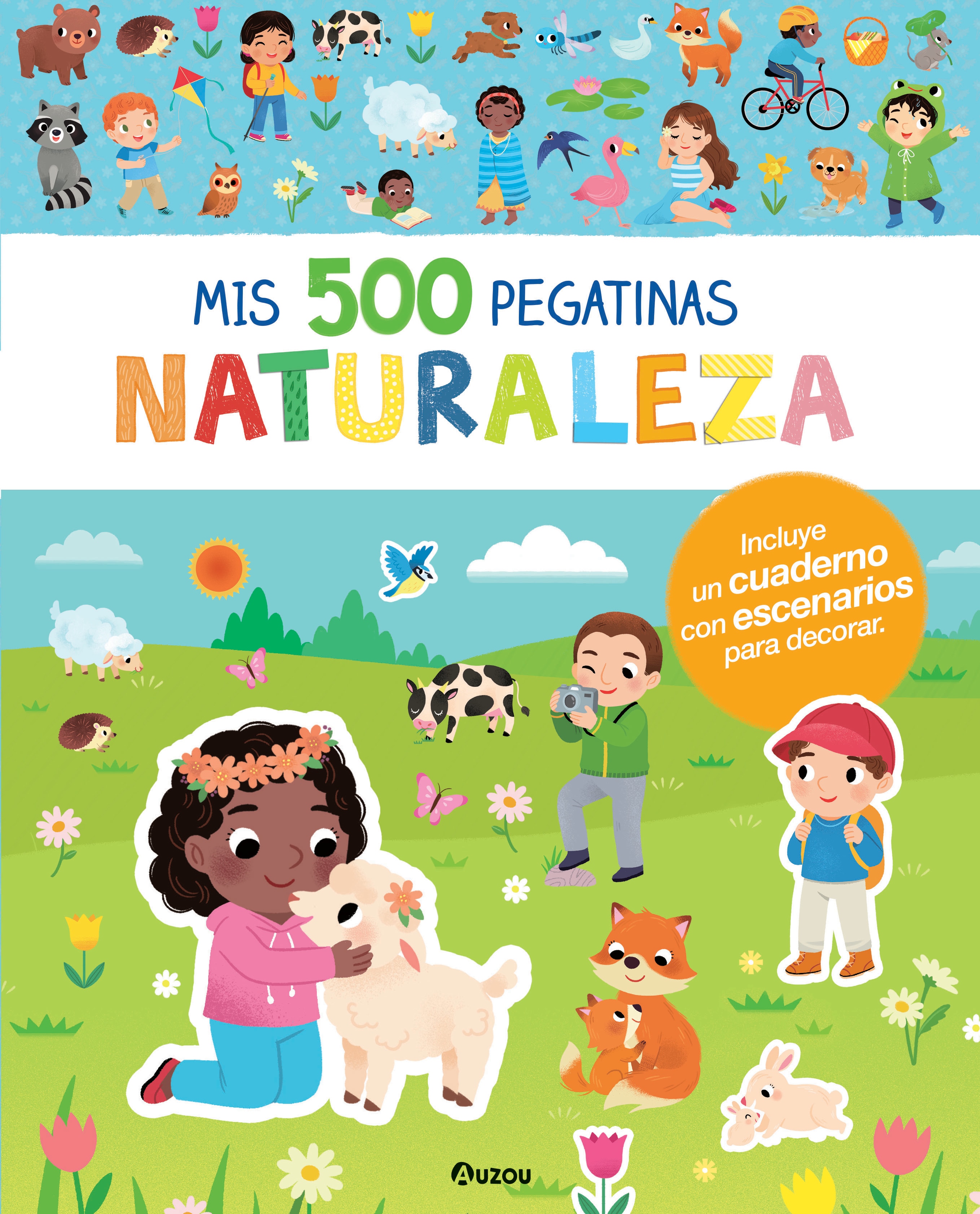 Portada de MIS 500 PEGATINAS. NATURALEZA