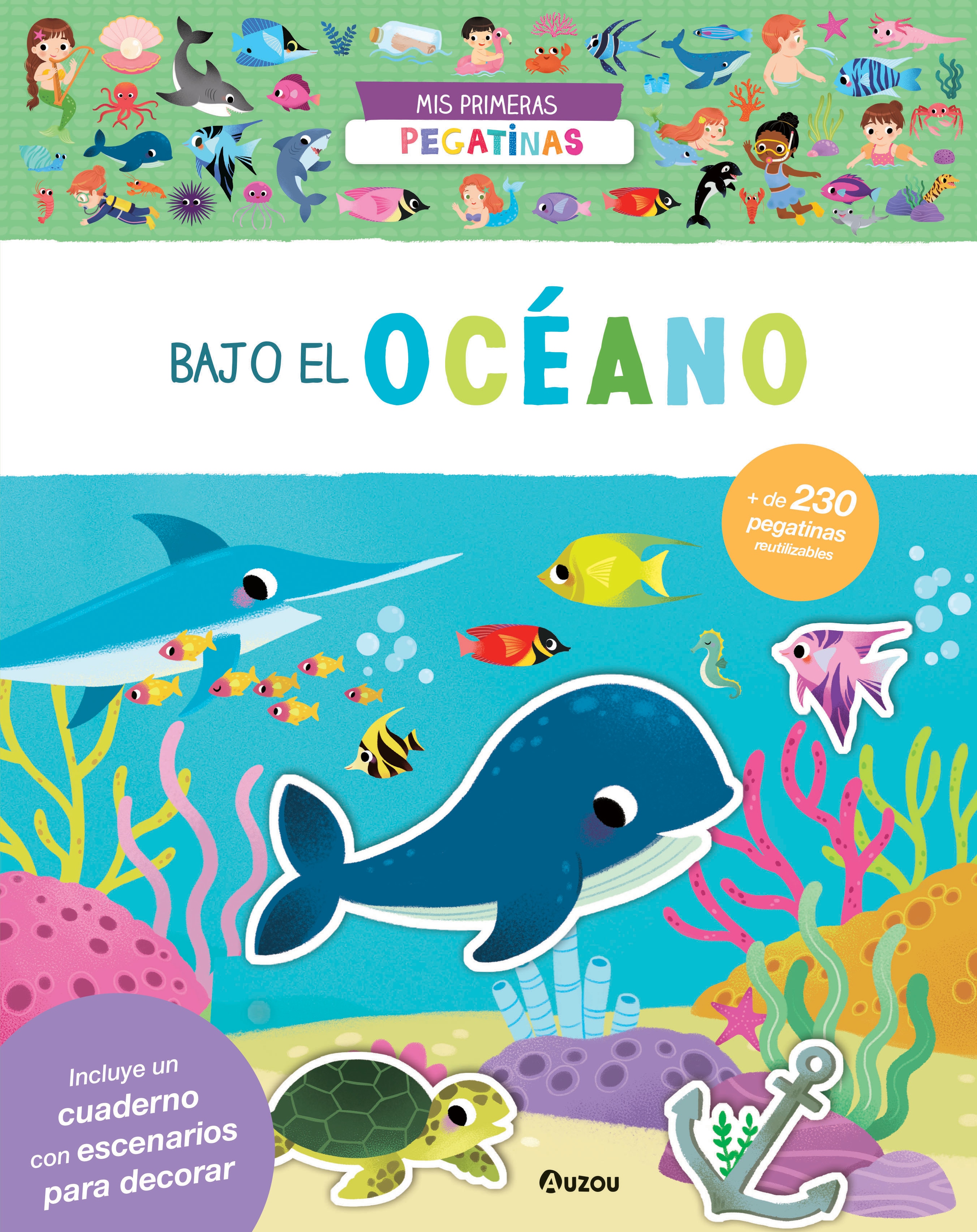 Imagen 1 de MIS PRIMERAS PEGATINAS. BAJO EL OCEANO  (Tapa blanda)