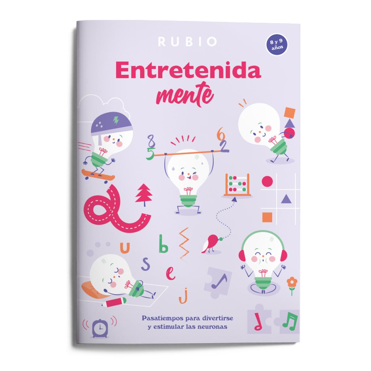Imagem 0 de Eentretenidamente 8-9 años: Pasatiempos para divertirse y estimulas las neuronas (Capa Mole)