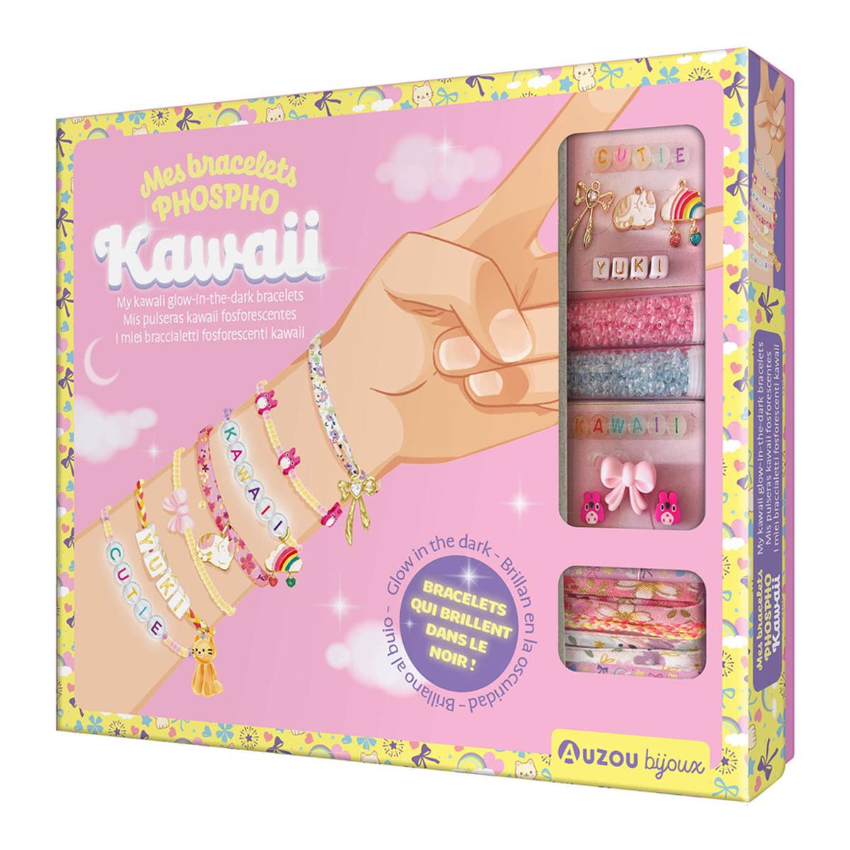 Mis pulseras kawaii fosforescentes