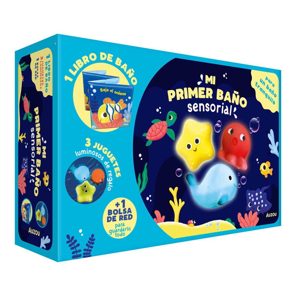 Imagen 1 de Mi primer cofre de baño sensorial. 3 juguetes que brillan (Tapa blanda)