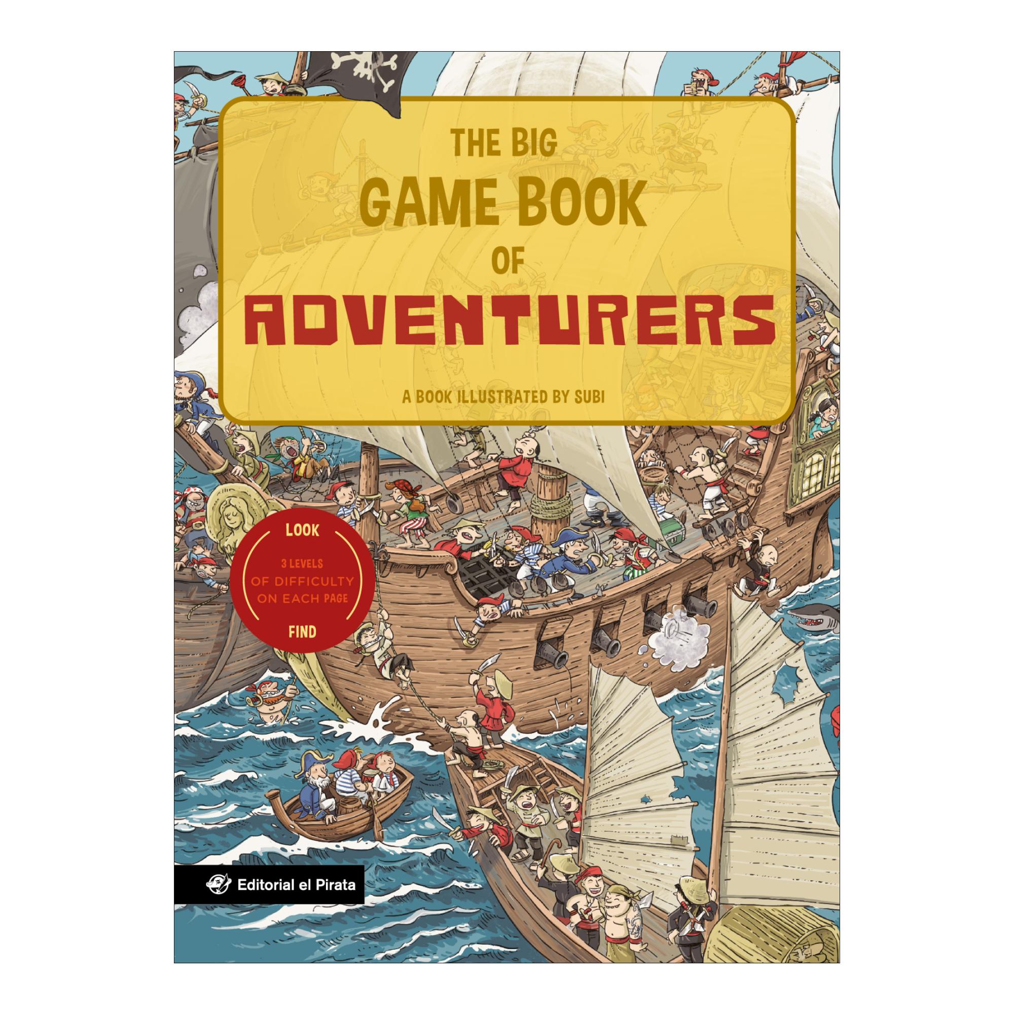 The Big Game Book of Adventurers- Libros para niños en inglés: Un cuento en INGLÉS con 3 niveles de juego, de 3 a 8 años. ¡Conoce 6 aventureros disti 1