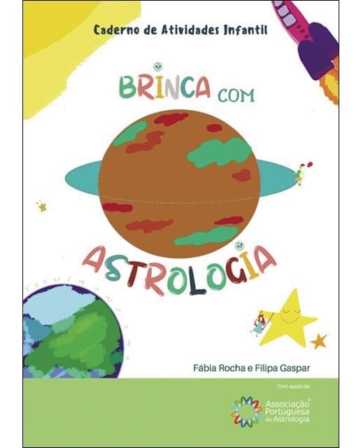 Caderno de atividades infantil: brinca com a astro
